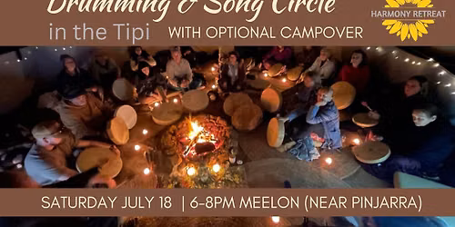 Drumming & Song Circle in the Tipi