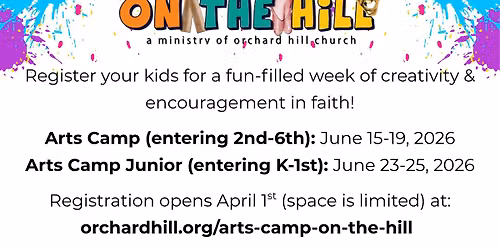 Arts Camp on the Hill
