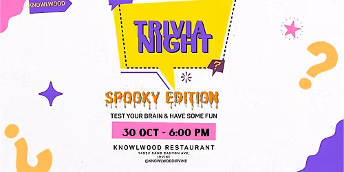 Trivia Night - Spooky Edition