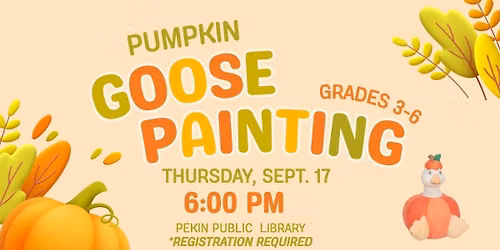 Pumpkin Goose Painting