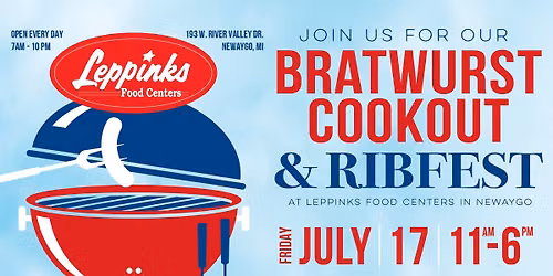 Newaygo Bratwurst Cookout & Ribfest!