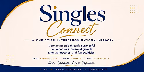 Christian Singles Social: Connections ,Fun & Faith