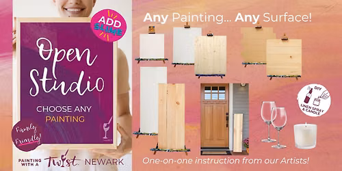 \ud83c\udfa8 Coffee & Canvas: Open Studio \u2013 You Pick the Art & Surface! \u2013 Newark, DE \ud83d\udd8c\ufe0f\u2728