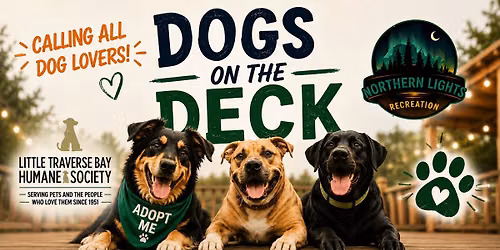 Dogs on the Deck - A Dog Friendly Adoption + Fundraising Event