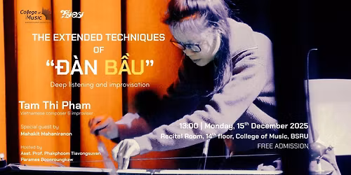 The extended techniques of "Dan Bau" by Tam Thi Pham