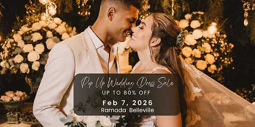 Belleville Pop Up Wedding Dress Sale