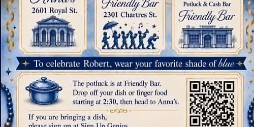 Robert Grisham Memorial, Second Line & Celebration of Life
