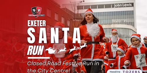 The Exeter Santa Run 2025