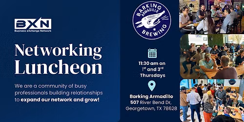 BXN Georgetown Networking - Barking Armadillo Brewing