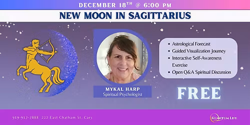 New Moon in Sagittarius Celebration