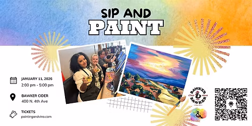 Desert Path Paint and Sip at Bawker Cider