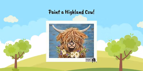 Paint a Highland Cow