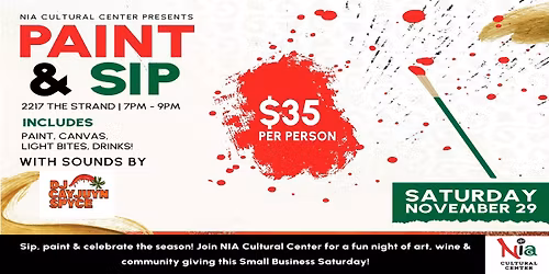Sip, Paint & Vibe!