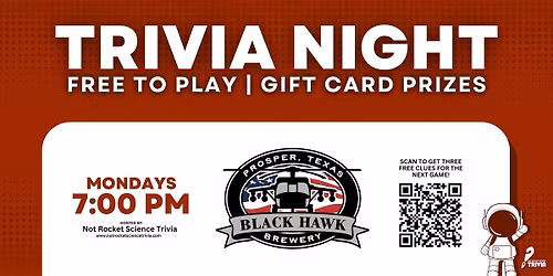 Prosper Trivia Night | Black Hawk Brewery