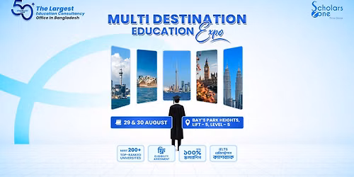 Biggest Multi-Destination Education Expo 2026 | Up to 100% Scholarship