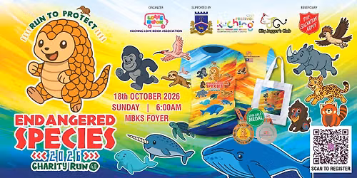 Kuching Love Book Association RUN TO PROTECT Endangered Species 2026 Charity Run 4.0