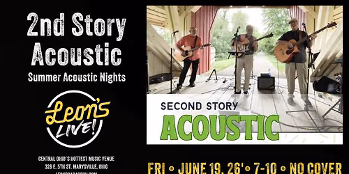 2nd Story Acoustic at Leon's Live