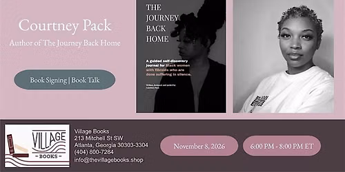 Book Signing and Author Talk with Courtney Pack