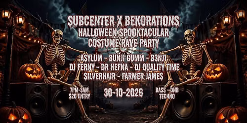 SUBCENTER x BEKORATIONS Halloween Spooktacular