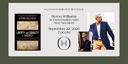 Byron Williams in Conversation with Honorable Amy Nechtem