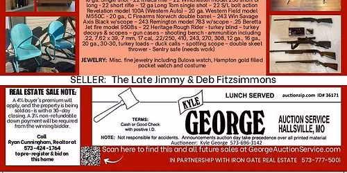 FARM & HOME AUCTION - NEW BLOOMFIELD 