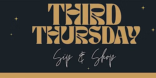 Third Thursday Sip & Shop at Cobblestone Village (Aug)