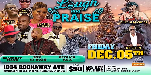 LAUGH & PRAISE (Brooklyn)