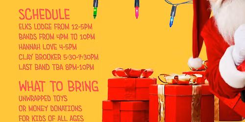 Santa Jam Toy Drive Fundraiser w\/ The Elks Lodge