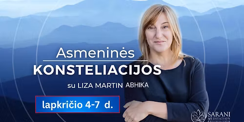 Asmenin\u0117s konsteliacij\u0173 ir traum\u0173 gydymo sesijos su Liza Martin Abhika