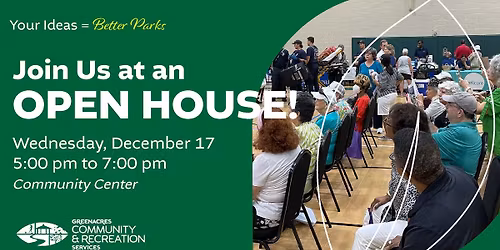 Parks and Recreation Master Plan Input Session #2