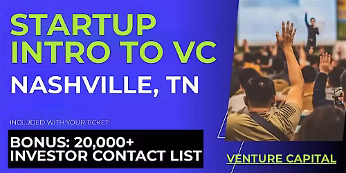 Startup Intro to VC: Connect with Investors in Nashville and Beyond