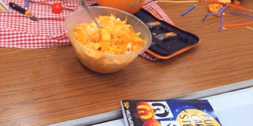 Pumpkin carving (bring own) pumpkin soup and pumpkin pie