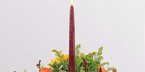 Thanksgiving Arrangement Class with Maidenhair Floral