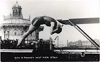 The West Pier\u2019s Incredible Fancy Divers and Aquatic Entertainers