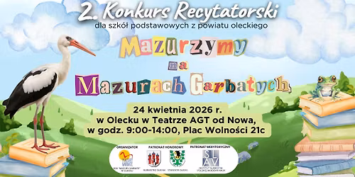 II Powiatowy Konkurs recytatorski mowy mazurskiej "Mazurzymy na Mazurach Garbatych"