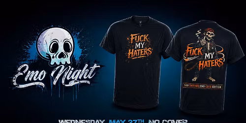 Emo Night & Free Shirt Giveaway & Emo Karaoke On The Patio
