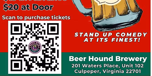 Stand Up Comedy Night at Beer Hound Brewery