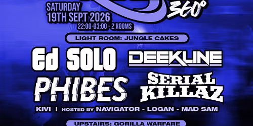 Jungle Cakes Bristol 360\u00b0: Ed Solo, Deekline, Phibes & More