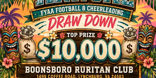 4th Annual FYAA Football and Cheer Draw Down Fundraiser