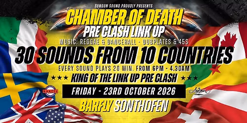 23.10. Chamber of Death - PRE CLASH LINK UP 2026