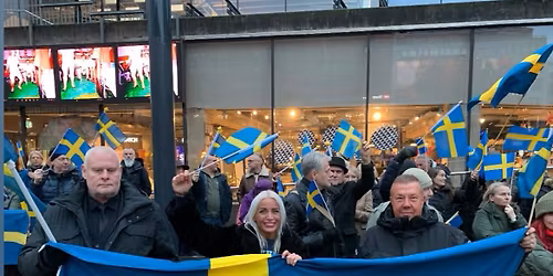 Manifestation \u201dF\u00f6r Sverige\u201d