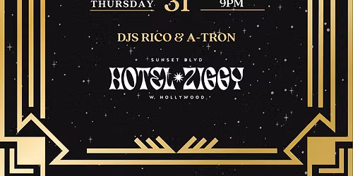 The Great Gatsby Party: NEW YEARS EVE 2027 @ HOTEL ZIGGY