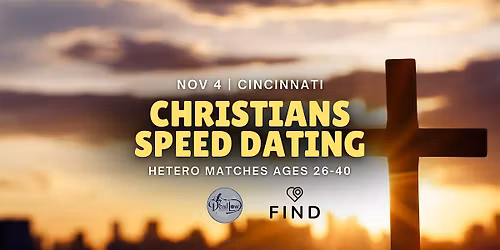 Christian Speed Dating for Singles Ages 26-40 | Cincinnati