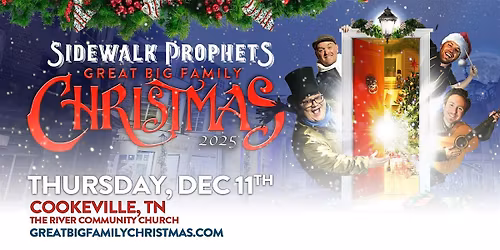 Sidewalk Prophets - Great Big Family Christmas Cookeville, TN