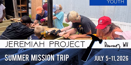 Youth Jeremiah Project Mission Trip