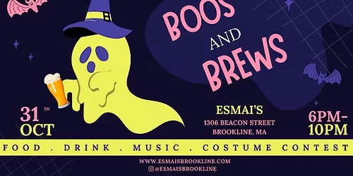 Boos and Brews- Halloween Party