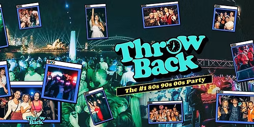 Throw Back - 80s, 90s, Noughties - Long Weekend Boat Party