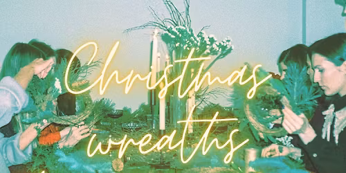 Christmas Wreaths at The Tythe Barn Abergavenny