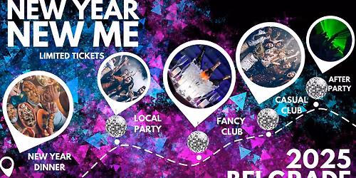 \ud83c\udf89 BELGRADE INTERNATIONAL NEW YEAR PARTY 2025 \u2014 Dinner \u2022 Parties \u2022 Nightclubs \u2022 After Party