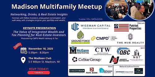 Madison Multifamily Investor Meetup